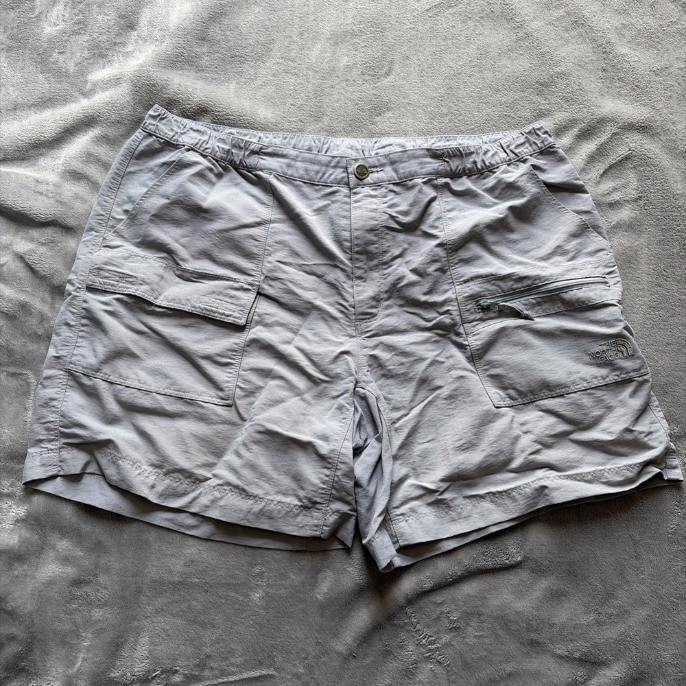 The North Face Shorts Womens XL Long Cargo Nylon Drawstring Hiking Trail Camping